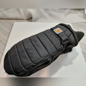 New Carhartt Womens Black Quilts Insulated Mittens / Gloves SIZE SMALL